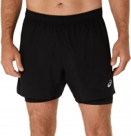 2011D218 001 ASICS Core 2-in-1 5In Short / Шорты беговые 2 в 1