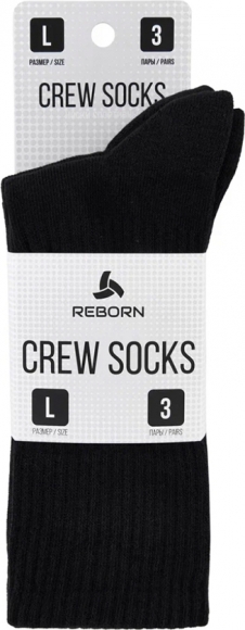 R216 0090 REBORN Crew Socks / Носки (3 пары)