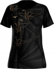 J2GAD257 99 MIZUNO Graphic Short Sleeve Tee (W) / Футболка J2GAD257 99 MIZUNO Graphic Short Sleeve Tee (W) / Футболка