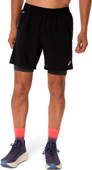 2011D246 001 ASICS Road 2-in-1 7in Short / Шорты 2 в 1 2011D246 001 ASICS Road 2-in-1 7in Short / Шорты 2 в 1