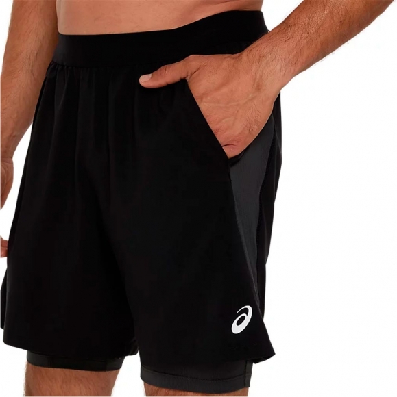 2011D246 001 ASICS Road 2-in-1 7in Short / Шорты 2 в 1 2011D246 001 ASICS Road 2-in-1 7in Short / Шорты 2 в 1