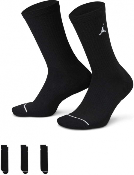 DX9632 010 NIKE Jordan Everyday Crew Socks / Носки (3 пары)