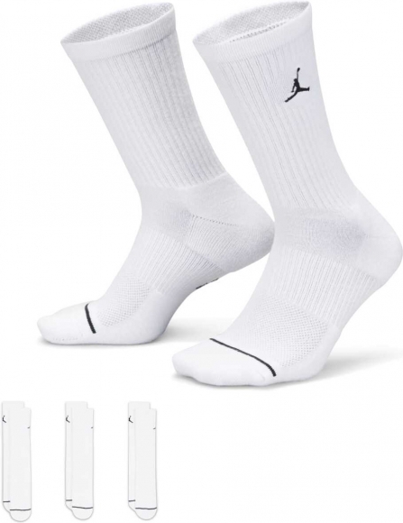 DX9632 100 NIKE Jordan Everyday Crew Socks / Носки (3 пары)