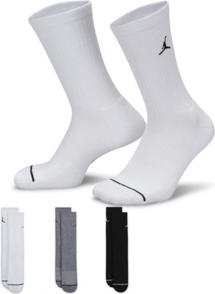 DX9632 914 NIKE Jordan Everyday Crew Socks / Носки (3 пары)
