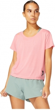 2012B945 701 ASICS Sakura SS Crop Top (W) / Футболка 2012B945 701 ASICS Sakura SS Crop Top (W) / Футболка
