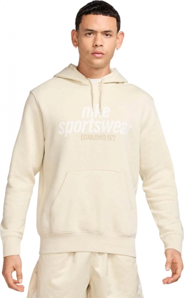HJ2159 234 NIKE M NK CLUB BB PO HDY NSW GFX / Толстовка