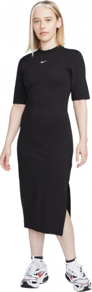 DV7878 010 NIKE W NSW ESSNTL MIDI DRESS / Платье