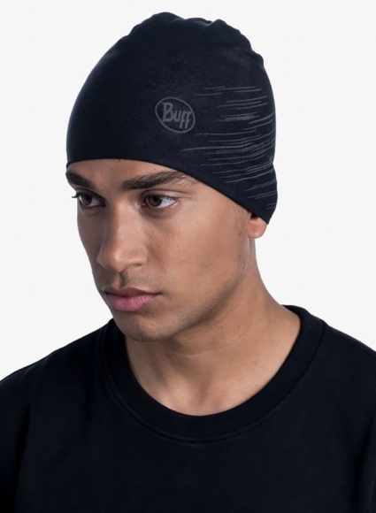 118176.999 BUFF Microfiber Reversible Hat Solid Black / Шапка