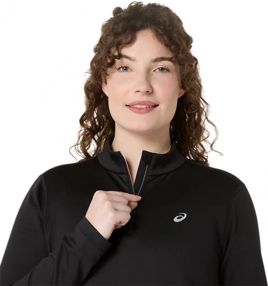 2012D294 001 ASICS Core LS 1/2 Zip Winter Top (W) / Рубашка беговая