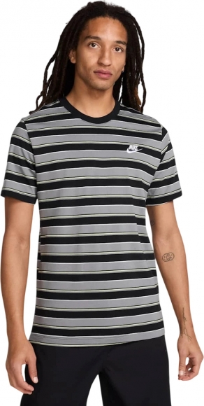 HJ0550 010 NIKE M NSW TEE CLUB STRIPE SP25 / Футболка