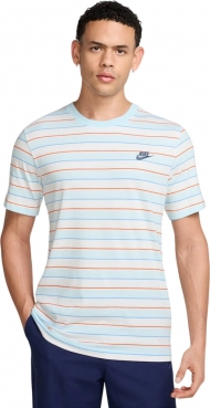 HJ0550 474 NIKE M NSW TEE CLUB STRIPE SP25 / Футболка