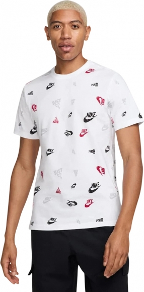 HJ0561 100 NIKE M NSW TEE 12MO AOP SP25 / Футболка