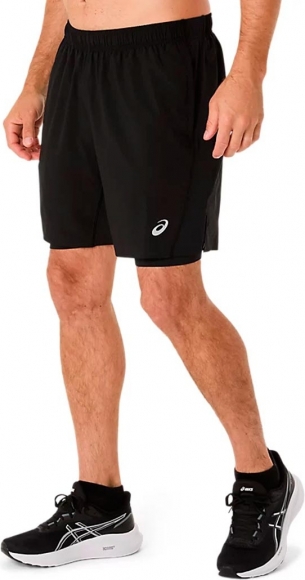 2011D215 001 ASICS Core 2-in-1 7in Short / Шорты 2 в 1