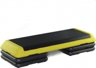 STPRO201-5E Степ платформа обрезиненная, 3-х уровневая (жёлтая)