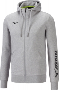 32EC7B70 07 MIZUNO Terry FZ Hoodie / Толстовка с капюшоном на молнии 32EC7B70 07 MIZUNO Terry FZ Hoodie / Толстовка с капюшоном на молнии