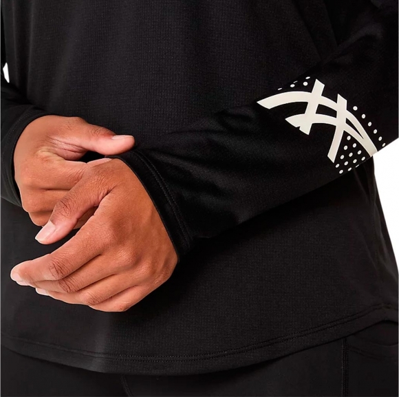 2012D175 001 ASICS Icon 1/2 Zip Top (W) / Рубашка беговая