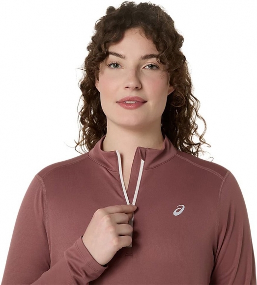 2012D175 601 ASICS Icon 1/2 Zip Top (W) / Рубашка беговая