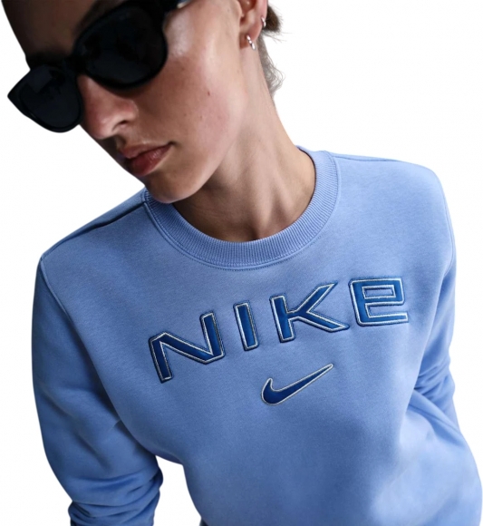 HM9754 494 NIKE W NSW PHNX FLC STD LOGO CREW / Толстовка