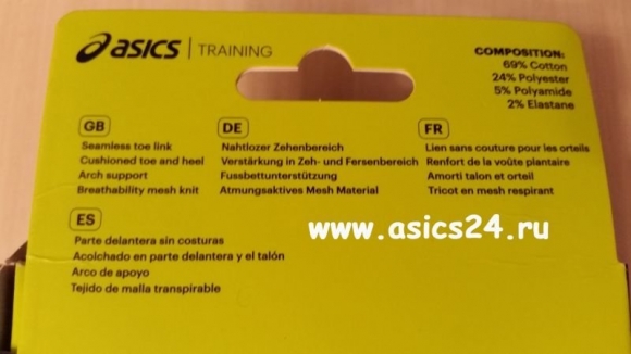 155205 0701 ASICS 3PPK QUARTER / Носки