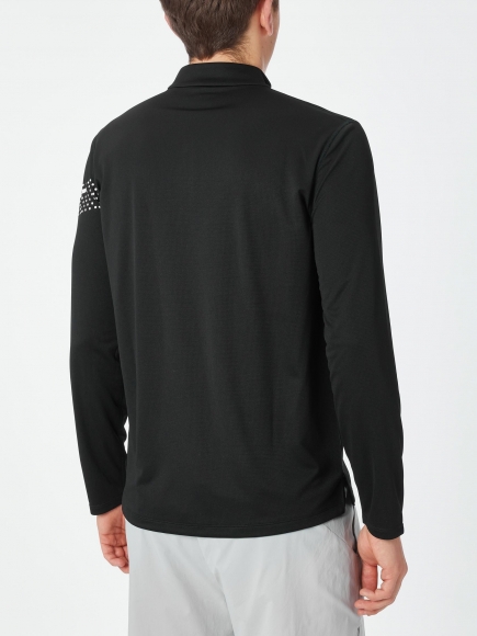 2011D459 001 ASICS Icon LS 1/2 Zip Top / Рубашка беговая