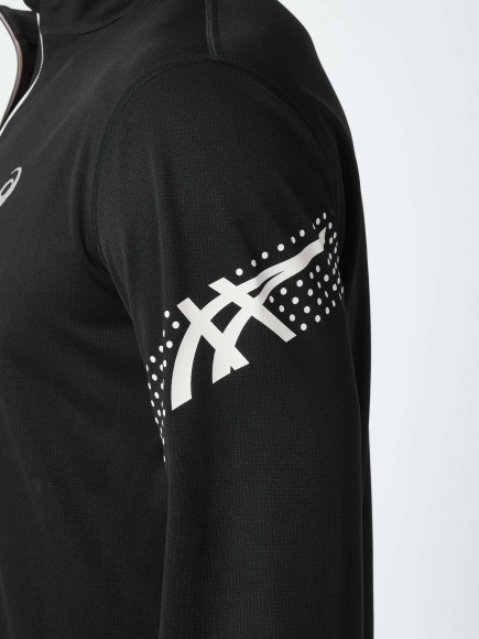 2011D459 001 ASICS Icon LS 1/2 Zip Top / Рубашка беговая