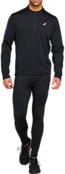 2011B054 001 ASICS Icon LS 1/2 Winter  Zip / Беговая рубашка