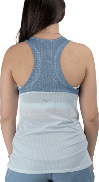 J2GAC203 02 MIZUNO Dryaeroflow Graphic Tank (W) / Майка