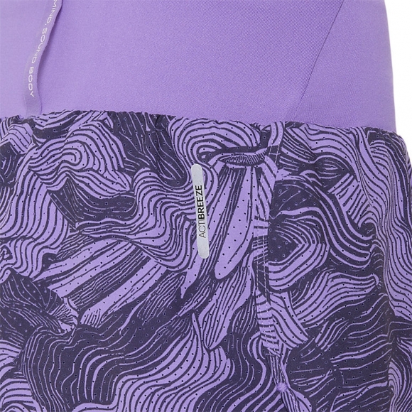 2012D077 500 ASICS Road All Over Print 2-N-1 3.5In Short  (W) / Шорты  2 в 1