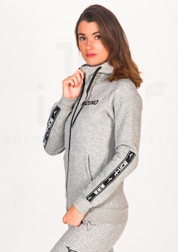 K2GC1803 05 MIZUNO Katakana Sweat Jacket (W) / Толстовка на молнии с капюшоном K2GC1803 05 MIZUNO Katakana Sweat Jacket (W) / Толстовка на молнии с капюшоном