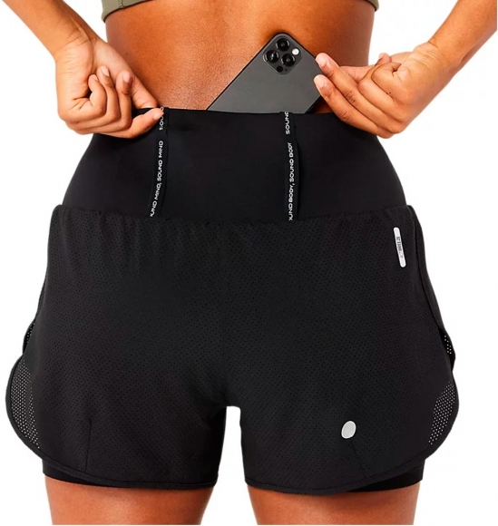 2012C975 001 ASICS Road 2-in-1 3.5in Short (W) / Шорты 2 в 1 2012C975 001 ASICS Road 2-in-1 3.5in Short (W) / Шорты 2 в 1