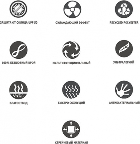 122016.801 BUFF Coolnet UV+ Reflective Htr Lime / Бандана