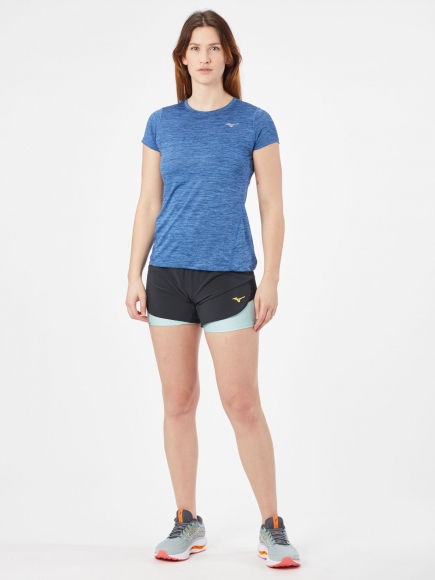 J2GBB203 93 MIZUNO 2in1 4.5 Short (W) / Шорты 2 в 1