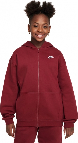 FD2931 677 NIKE G NSW CLUB FLC OVRSZD FZ LBR / Худи