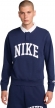 FN3112 410 NIKE M NK CLUB HBR FT LS POLO / Джемпер