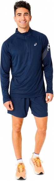 2011C732 404 ASICS Icon LS 1/2 Zip Top / Рубашка беговая 2011C732 404 ASICS Icon LS 1/2 Zip Top / Рубашка беговая