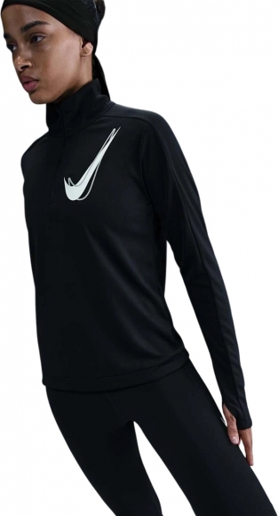 HJ2225 010 NIKE W NK SWSH HBR HZ MID / Лонгслив HJ2225 010 NIKE W NK SWSH HBR HZ MID / Лонгслив