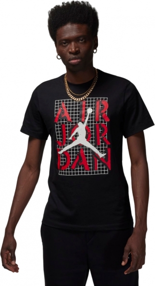 FN5978 010 NIKE Air Jordan Brand Jumpman Stack SS Crew / Футболка