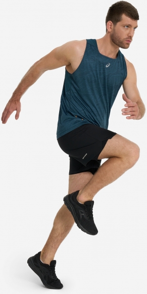 2011C388 002 ASICS Road 2-in-1 5" Short / Шорты 2 в 1