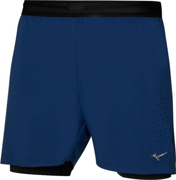 J2GBC017 11 MIZUNO Tech Light 5.5 2in1 Short / Шорты 2 в 1