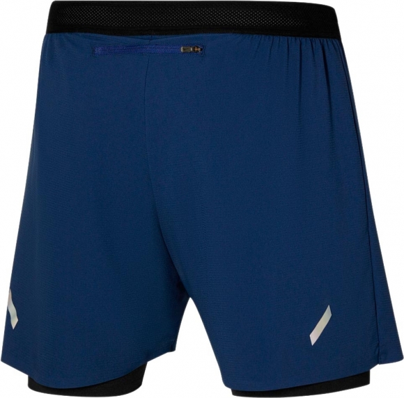 J2GBC017 11 MIZUNO Tech Light 5.5 2in1 Short / Шорты 2 в 1
