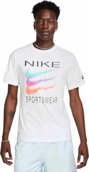 HQ8094 100 NIKE M NSW TEE 6MO SWSH SP25 / Футболка