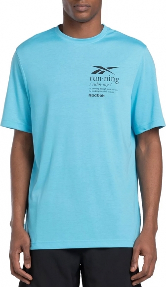 100076376 REEBOK Run Graphic SS Tee / Футболка мужская
