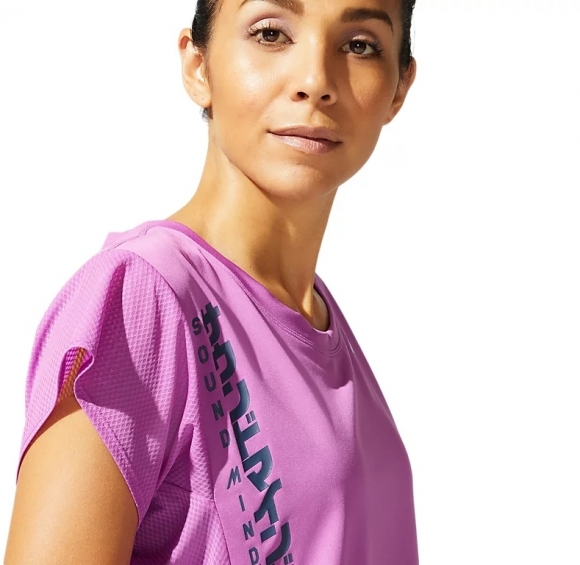 2012B900 500 ASICS SMSB Run SS Top (W) / Футболка 2012B900 500 ASICS SMSB Run SS Top (W) / Футболка