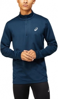 2011C347 400 ASICS Core LS 1/2 Zip Winter Top / Рубашка беговая