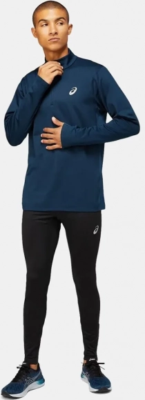 2011C347 400 ASICS Core LS 1/2 Zip Winter Top / Рубашка беговая