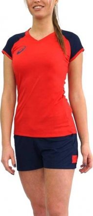 156862 0600 ASICS Woman Volleyball Cap Sleeve Set (W) / Комплект волейбольной формы 156862 0600 ASICS Woman Volleyball Cap Sleeve Set (W) / Комплект волейбольной формы