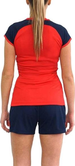 156862 0600 ASICS Woman Volleyball Cap Sleeve Set (W) / Комплект волейбольной формы
