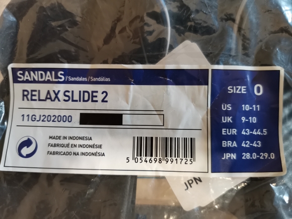 11GJ2020 00 MIZUNO Relax Slide 2 / Сланцы
