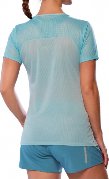 J2GAC205 04 MIZUNO Dryaeroflow Graphic Tee (W) / Футболка