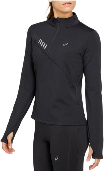 2012B051 001 ASICS Lite-Show Winter 1/2 Zip Top (W) / Рубашка беговая
